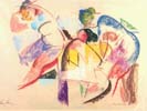 Japanisches Ballett (Pastell), 1955